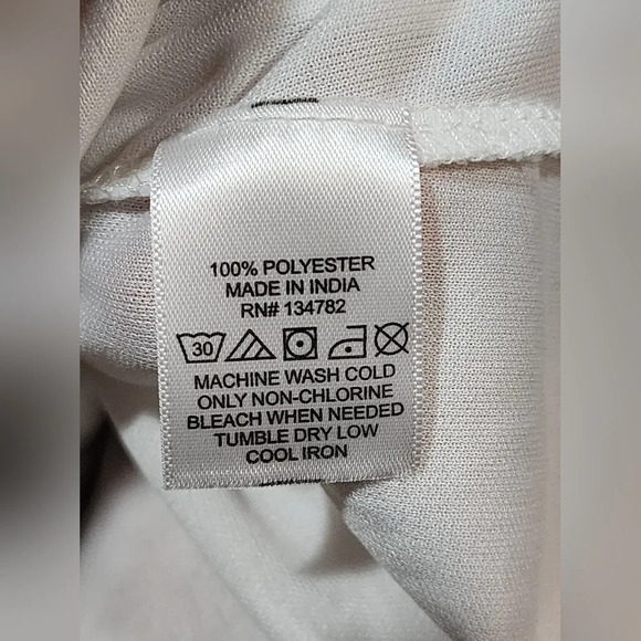 Blush floral flowy white and pink off the shoulder maternity dress Size Medium - Picture 5 of 8